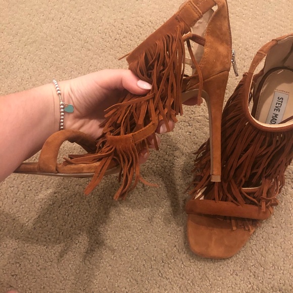 Brown Suede Heels - Picture 2 of 4